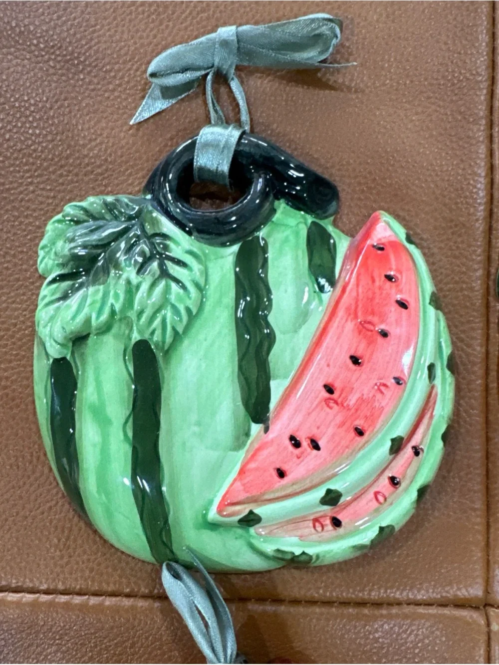 Vintage Style Ceramic Fruit Wall Decor Set of 4 Kitchen Cottagecore Retro
